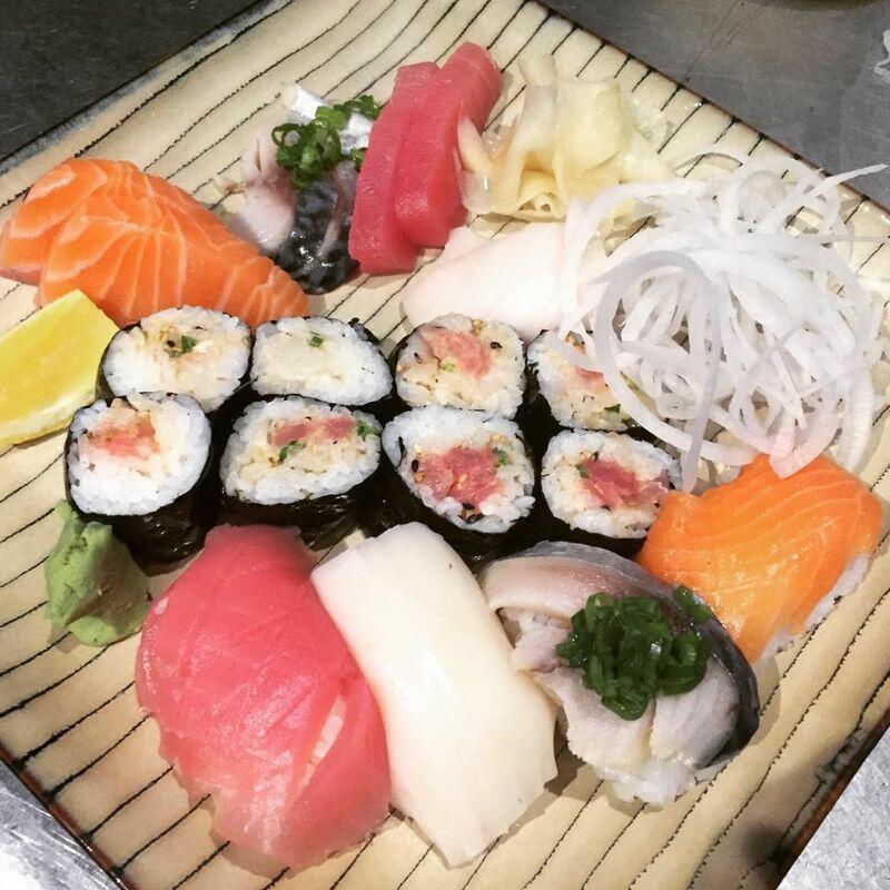 L-sushi And Sashimi Combo